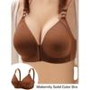 Front Clasp Design, Adjustable Straps, Non-removable Pads, Textured Fabric Provides Support and Comfort for All-season Wear, Black, Comfort Underwear