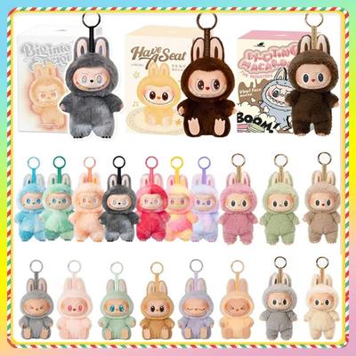 Enamel Monster Labubu V1 V2 V3 Blind Box Hot-selling Anime Character Series Energy Series PVC Pendant Doll Model Toy Cute Keychain Toy Birthday Gift