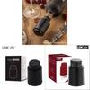 Simple Black Pushbutton Wine Stopper For Red Wine Bottles And Gift Occasions