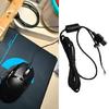 Mouse USB Cable for G502X Wireds Gaming Mouse USB Charging Nylons Braideds Cable Cord