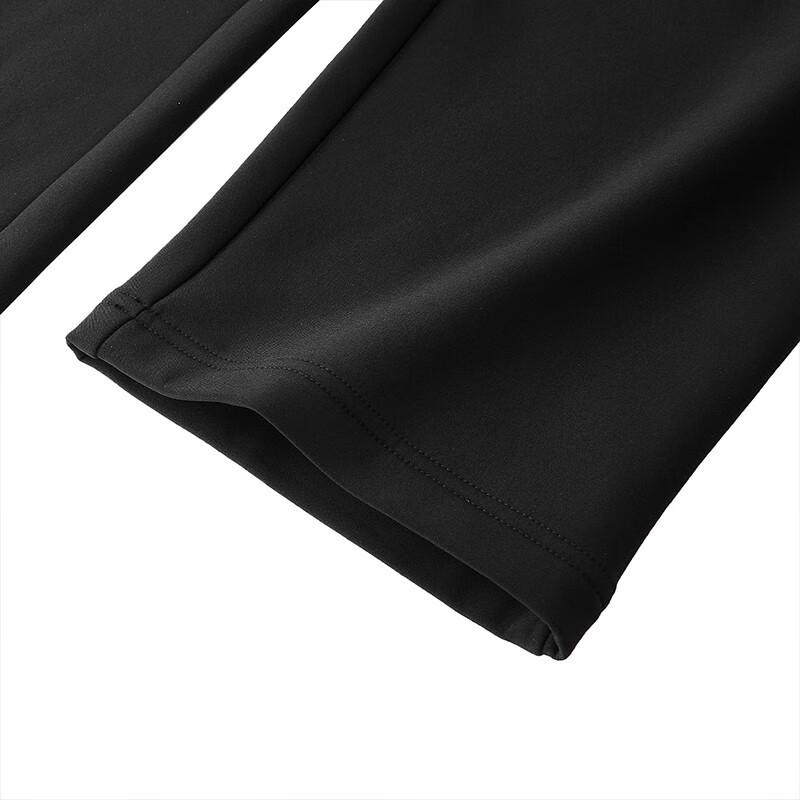 LI-NING Men's Straight-Leg Fleece-Lined Sports Pants