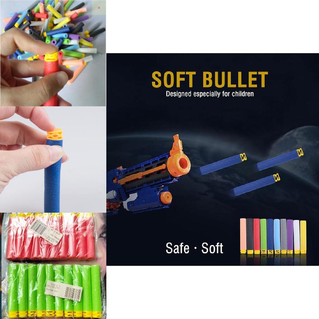 Eva Bullet Toy Gun Elite Soft Bullet Wholesale Toy Gun Accessories 7.2cm