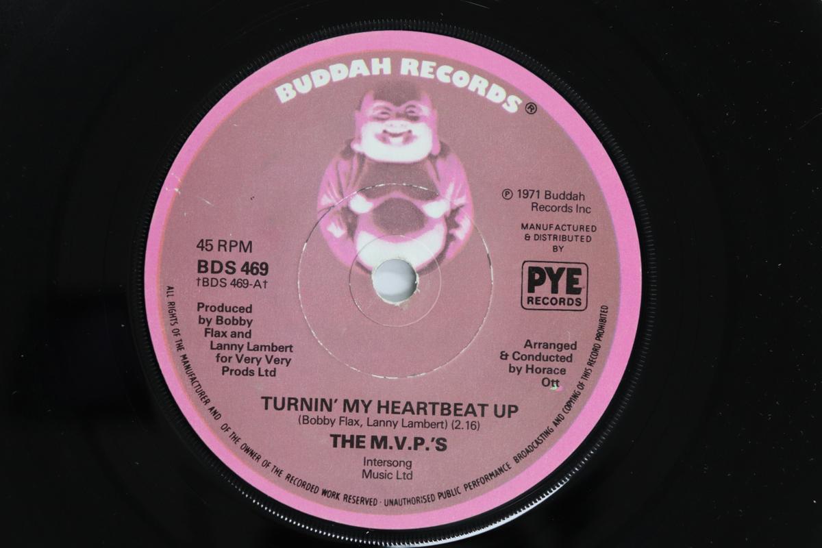 

7-дюймовая пластинка M.V.P. S - Turnin My Heartbeat Up BDS469 Buddah Records 1978 UK Соул/Фанк Б/У