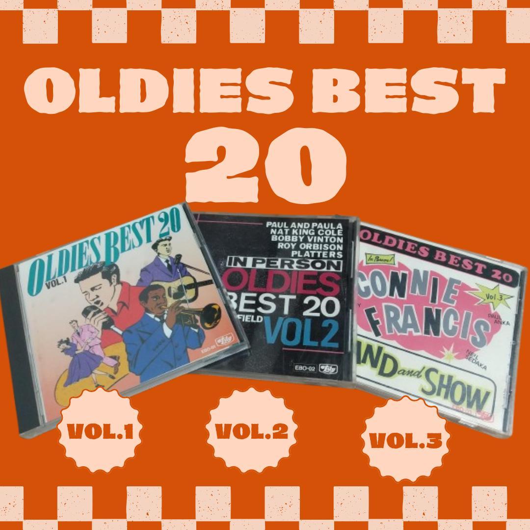 

[USED] OLDIES BEST 20 ~ Oldies Best VOL.1.2.3-piece set