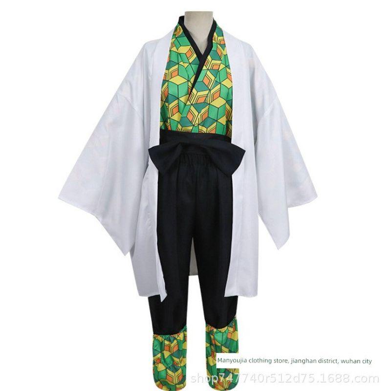 Demon Slayer Cosplay Haori Inosuke Hashibira, Tanjiro Kamado, Zenitsu Agatsuma, Giyu Tomioka