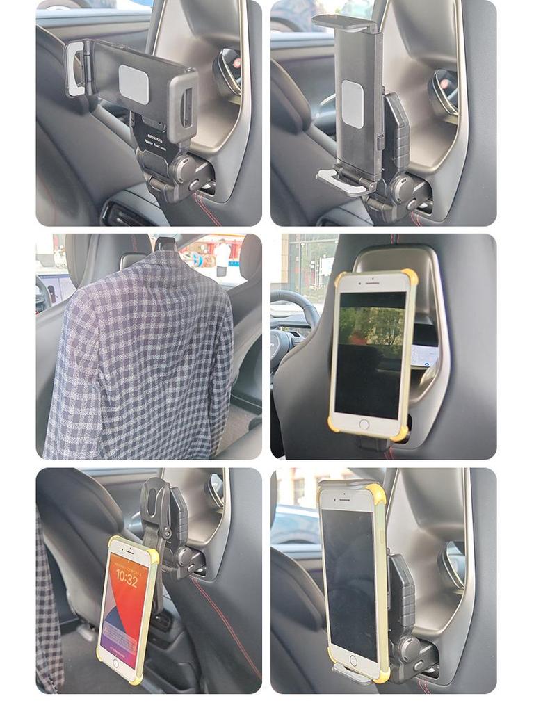 Xiaomi Car SU7/YU7/SU7Ultra Rear Headrest Multi-Functional Hanger/Phone Tablet Holder