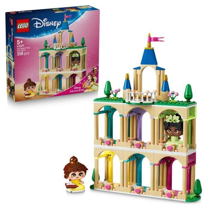 LEGO | Disney Princess 43291 Belle et Tiana Miniatures avec un Château - Jouet dès 5 ans