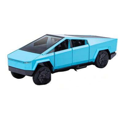 1/32 Ölçekli Tesla Cybertruck Pickup Kamyonet Model Alaşım Oyuncak Erkek Simülasyon Ses Çocuk Araba Model Koleksiyon Hediyeler Masaüstü Süslemeleri