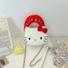 Hello Kitty Melody Cinnamoroll Mini Shoulder Bag Pu Chain Strap Sweet Summer Accessory For Daily Use