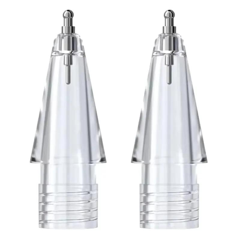 1/2/3Pcs Anti-slip Pencil Tips for Apple Pencil 1st 2nd Generation Fine Point Tablet Pen Nibs Precise Spare Stylus Metal Nib