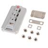 TSA Security 3 Digit Combination Padlock Luggage Suitcase Code Locks Silver