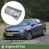 UXCELL No.038103601MA Engine Oil Pan Oil Pan Sump Transmission Oil Pan for Volkswagen Jetta 2000-2001 Aluminum Silver Tone