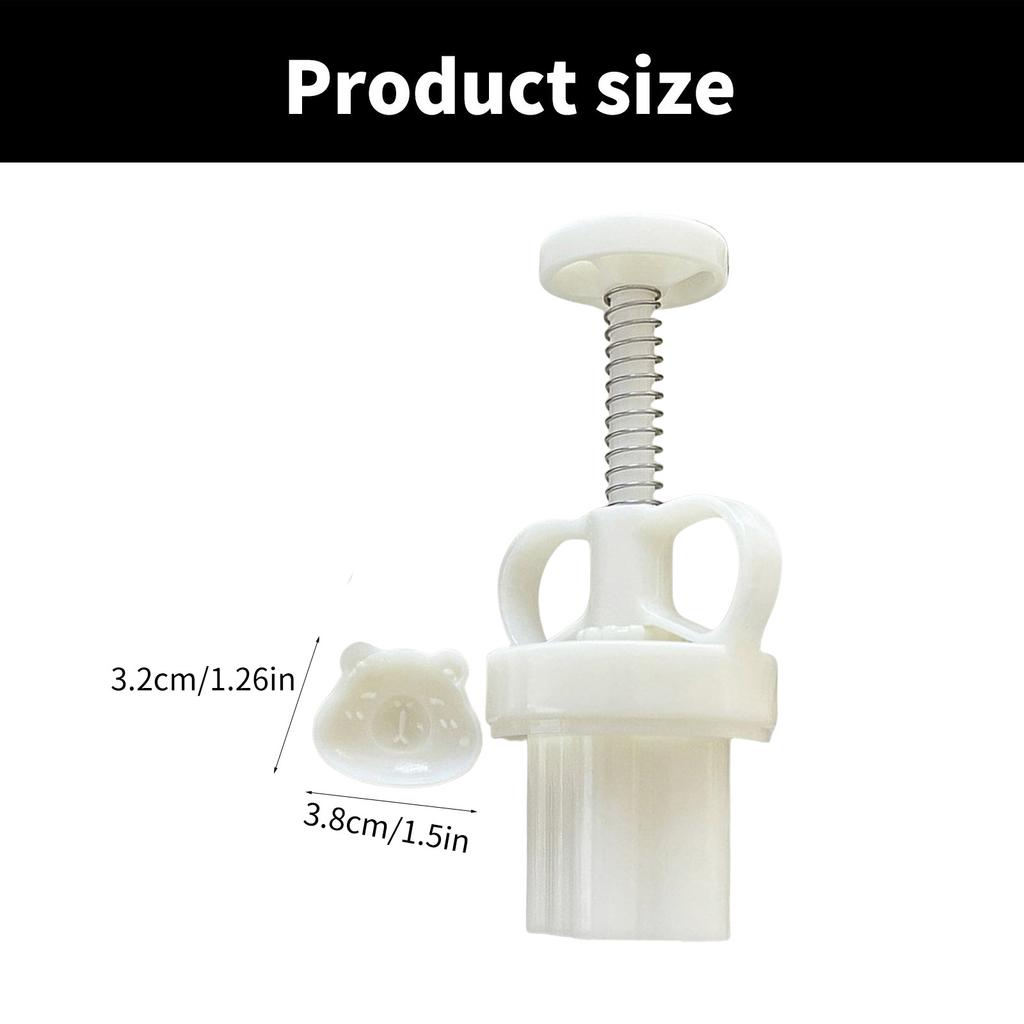 Creative Silicone Mooncake Baking Stamp Durable ABS Plastic Capybara Shaped Mooncakes Molds for Culinary Enthusiasts