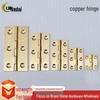 Chinese Style Wooden and Brass Hinges for Doors, Windows, and Wardrobes