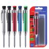 2.8mm Professional Metal Long Head Woodworking Mechanical Pencil or Lead Refills, for Carpenter Marking Engineering Drawing Tool