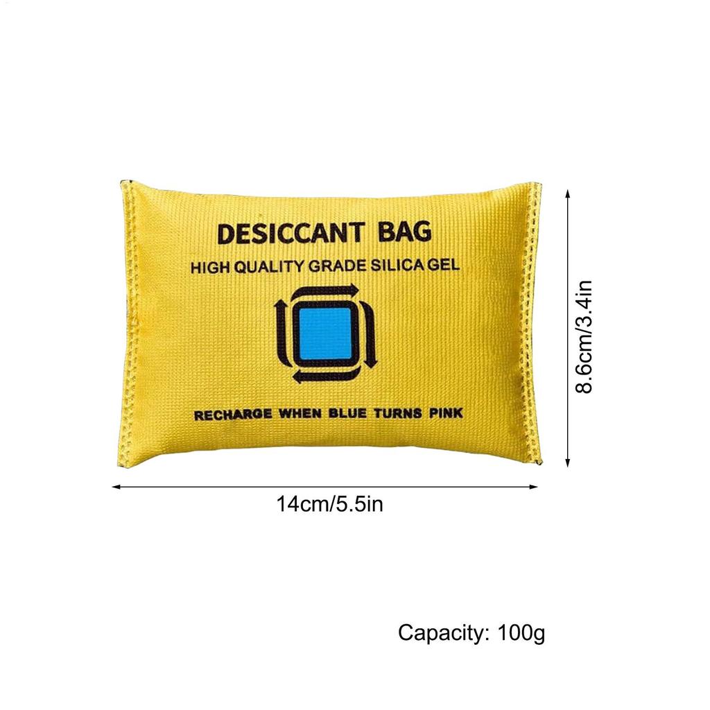 Reusable Dehumidifier Bags Moisture Absorber Closet Dryer Rechargeable Silica Gel Desiccant for Wardrobe Cabinet Basement Car