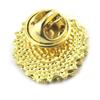 Les Trésors De Lily [N5262] - Gold 'Vincent Van Gogh' Pin Brooch (sunflower)