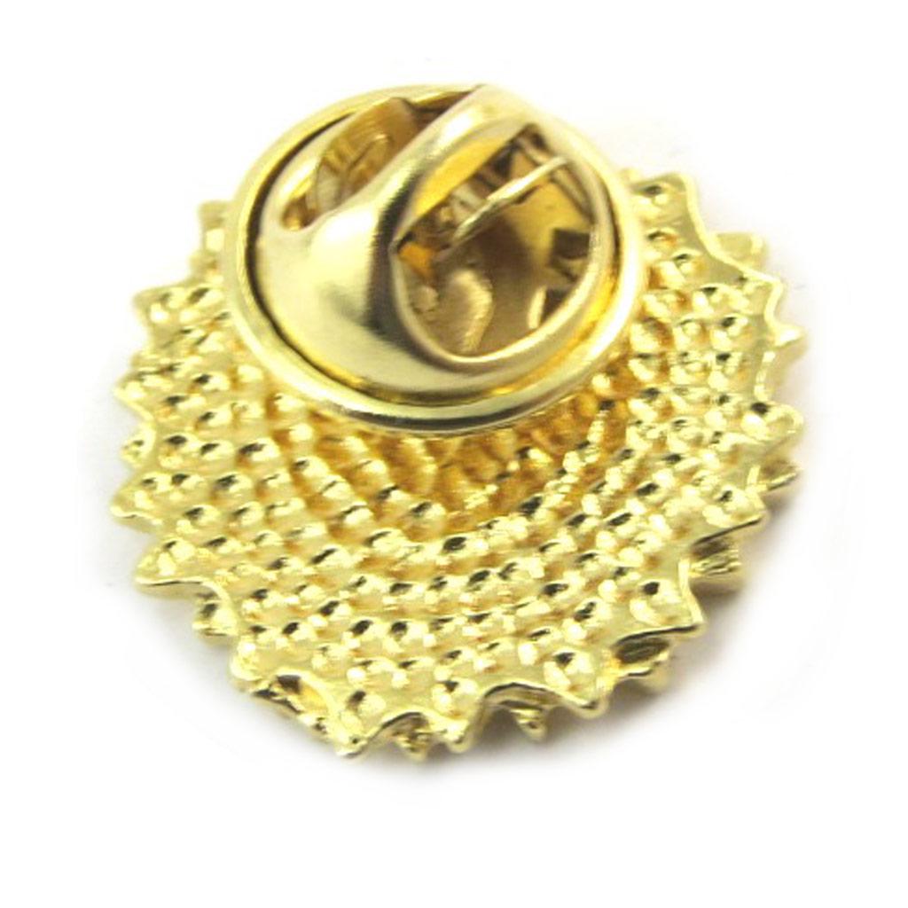 Les Trésors De Lily [N5262] - Gold 'Vincent Van Gogh' Pin Brooch (sunflower)