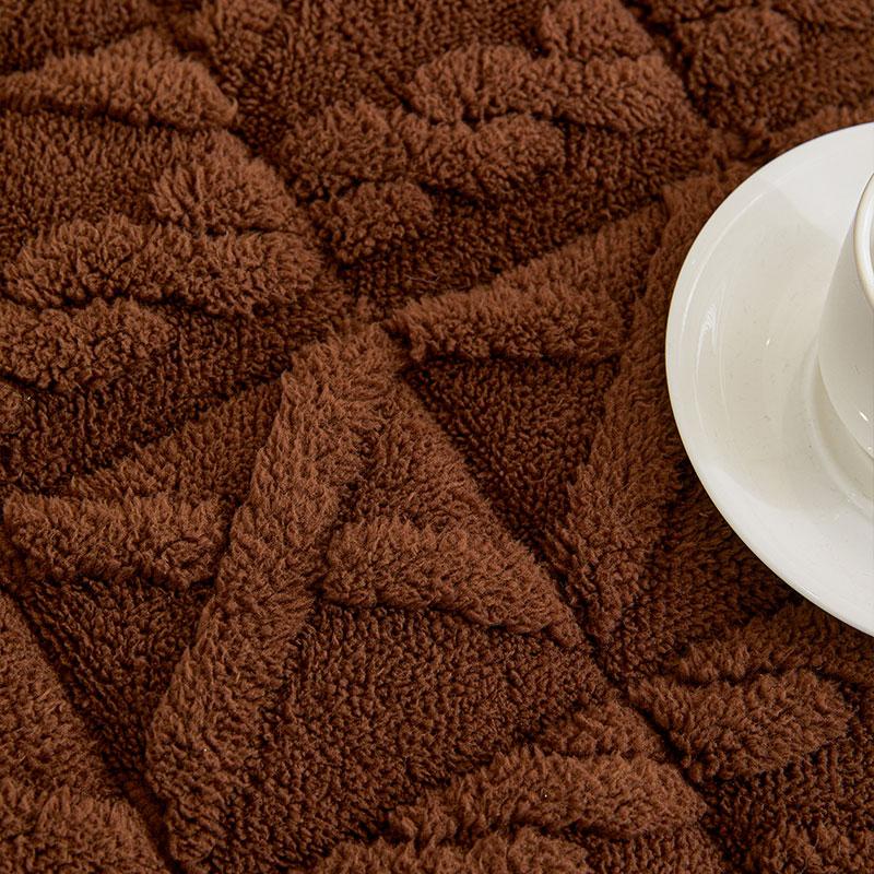 1PC-Winter sofa cushion thickened Mantou cushion shu mianrong anti-skid straight row leather sofa cover cloth cover