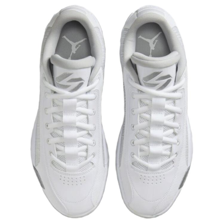 New Jordan Luka .77 Anti Slip Wear Resistant Low Top Basketball Shoes Men's White Gray HF0819-100