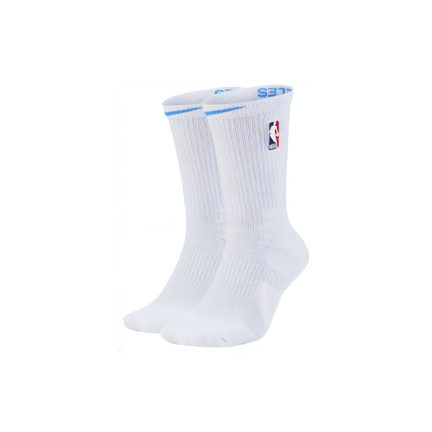 Nike NBA Los Angeles Lakers City Version Sports Socks Couple Style One Pair White Unisex CK8827-100 M