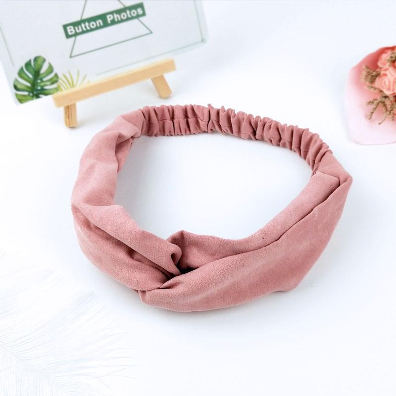 Scrunchies Frau Geknoteter Turban Haaraccessoires für Mädchen Stirnband Turban Elastisches Haarband Kopfwickel Gestreifte Haar-Scrunchies