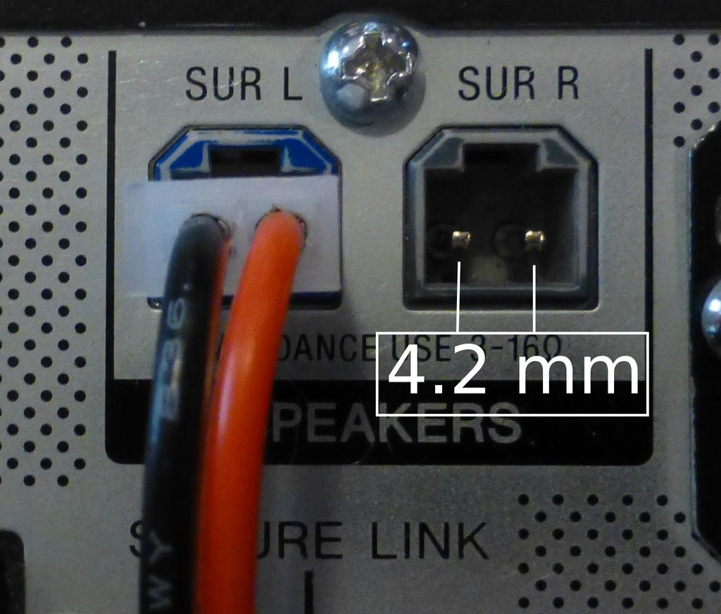 6 Home Theater Speaker Cables for MM Connectors Includes Wire Crimping 24 inches each Nextronics Sony, Samsung, etc. / 4.2 / Tool-Free / /