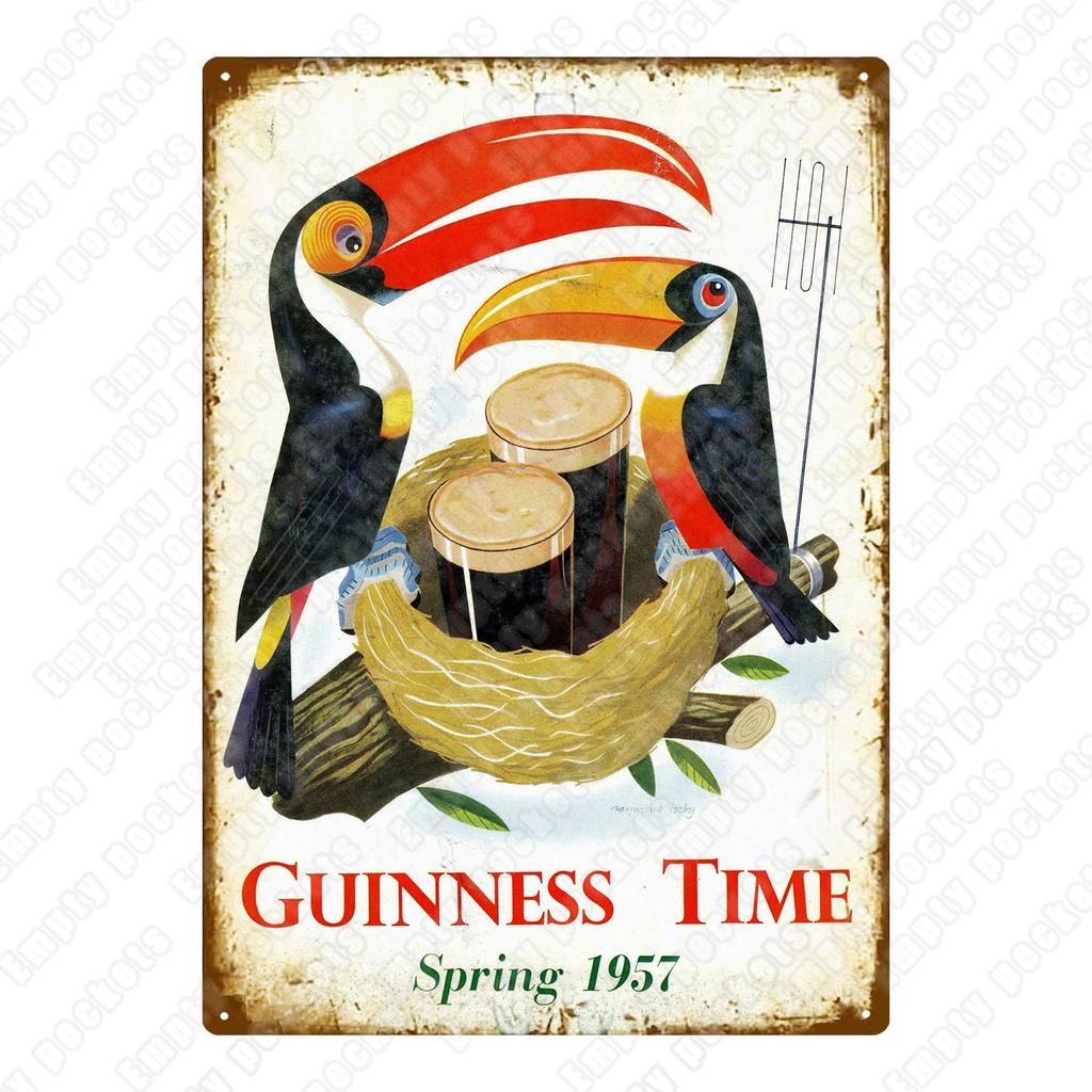 Moje dobrota Můj Guinness Plakát na kov Vintage Bar Hospoda Dekorativní plaketa Domácí dekorace Pivo Reklamní Nástěnné plechové cedule