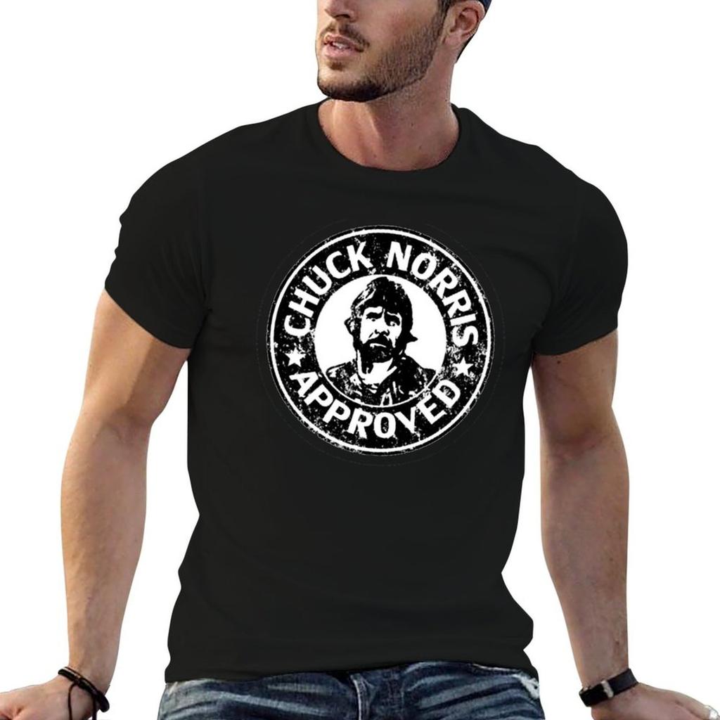 Chuck Norris Printed T-shirt Men and Women Summer Cotton Clothing Retro Fashion Round Neck Short Sleeved
