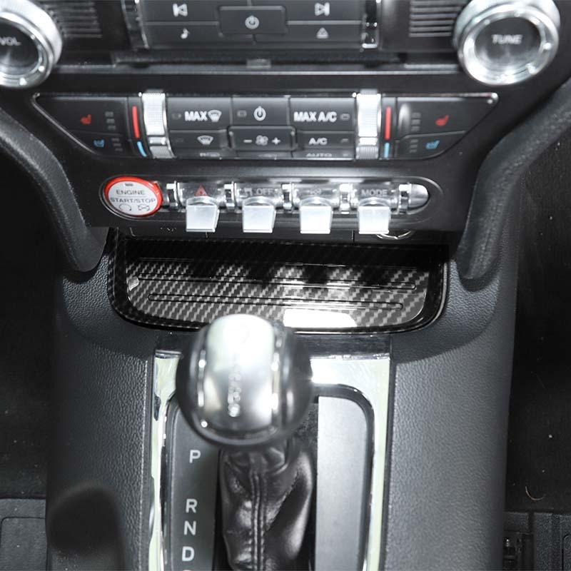 Organisateur de Compartiment de Rangement Avant de Boîte de Vitesses de Voiture Pour Ford Mustang 2015-2023 Accessoires Intérieurs de Voiture