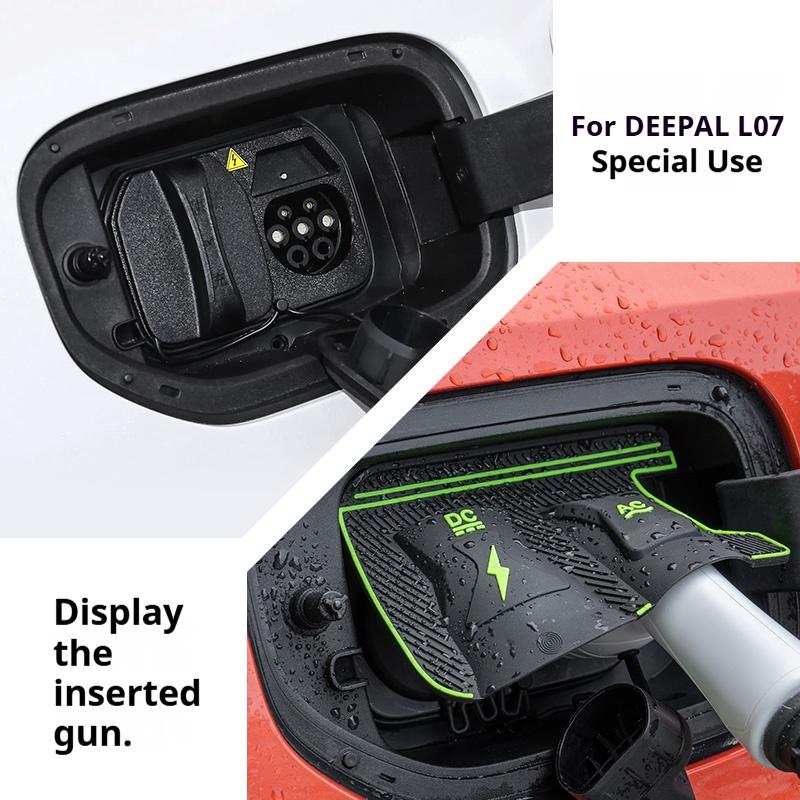 For Deepal G318 L05 L07 S05 S07 S09 Waterproof Charging Port Cover - EV Protector Seal Cap Agat Rain Dust Mud