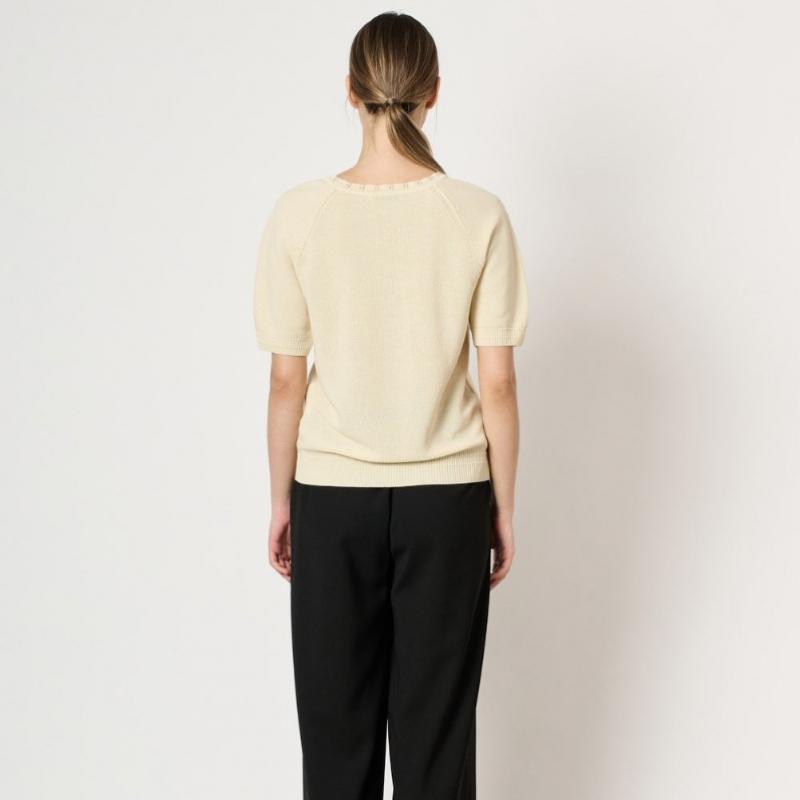 BCBG Top a Maglia Uncinetto Volume B4f7k402