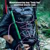 Diy Elastic Rope Backpack Expansion Rope Set Outdoor Camping Sports Mountaineering Bag Modification Rope Buckle 1Pc
