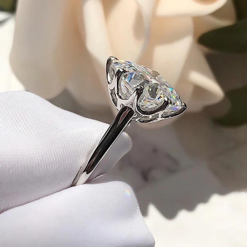 CopperCubic Zirconia Crystal Rings for Women Luxury Trendy Wedding Accessories Fashion Contracted Jewelry