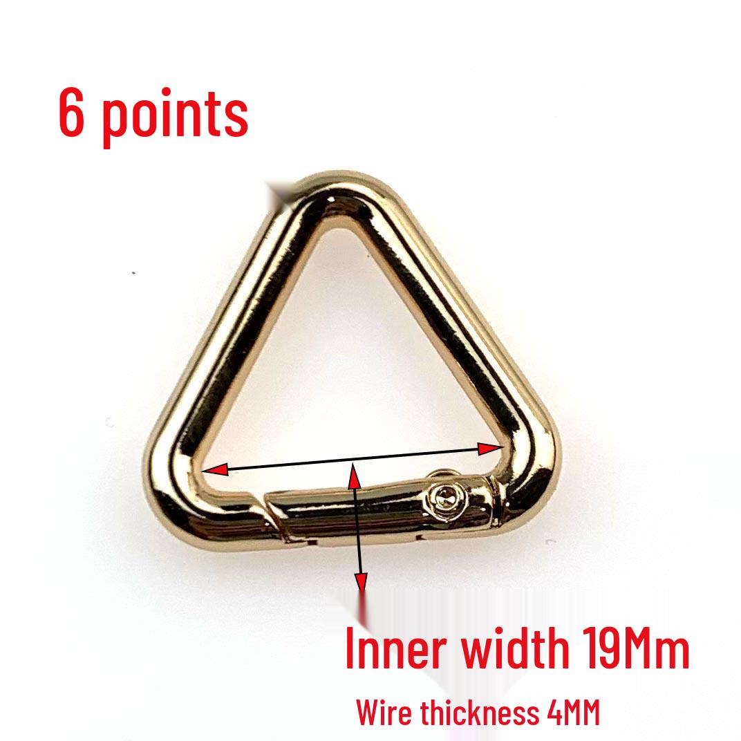 

Alloy Triangle Snap Hook for DIY Bag Modification and Key Hardware