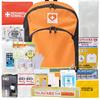 Safety Life Disaster Preparedness Backpack Set for 1 Supervised by a Disaster Preparedness 3kg Includes Emergency Emergency Portable Orange 30-Piece