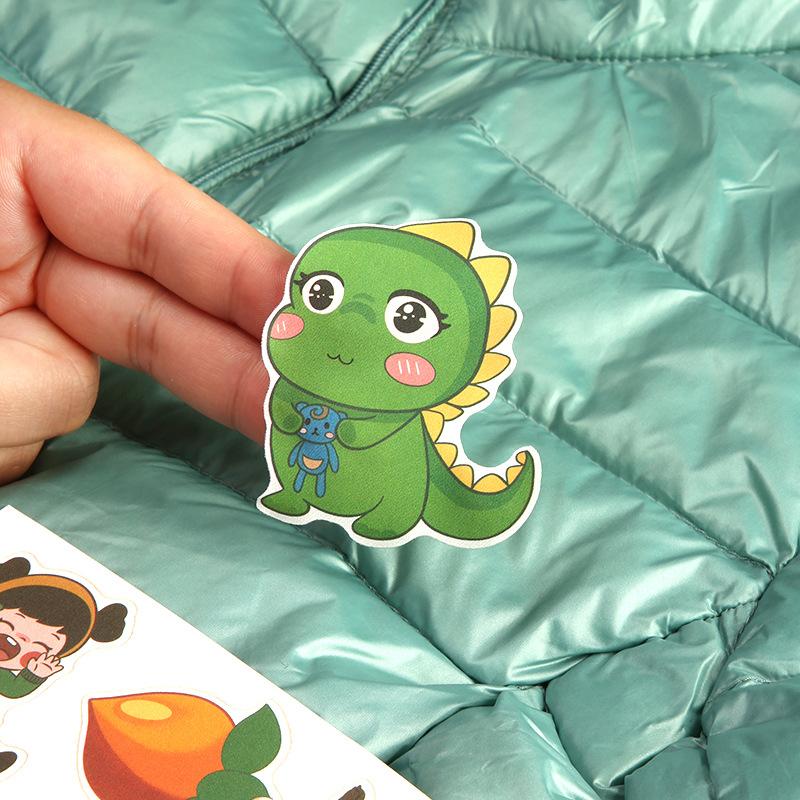 Cartoon Down Jacket Patch Sticker, Clothes Hole Decoration Pattern Decal, Self-Adhesive And Non-Marking Repair Repair Cloth Sticker