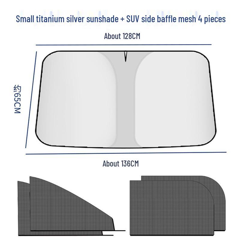 Front Windshield Summer Car Sunshade - Heat Insulation Sun Protection Cover