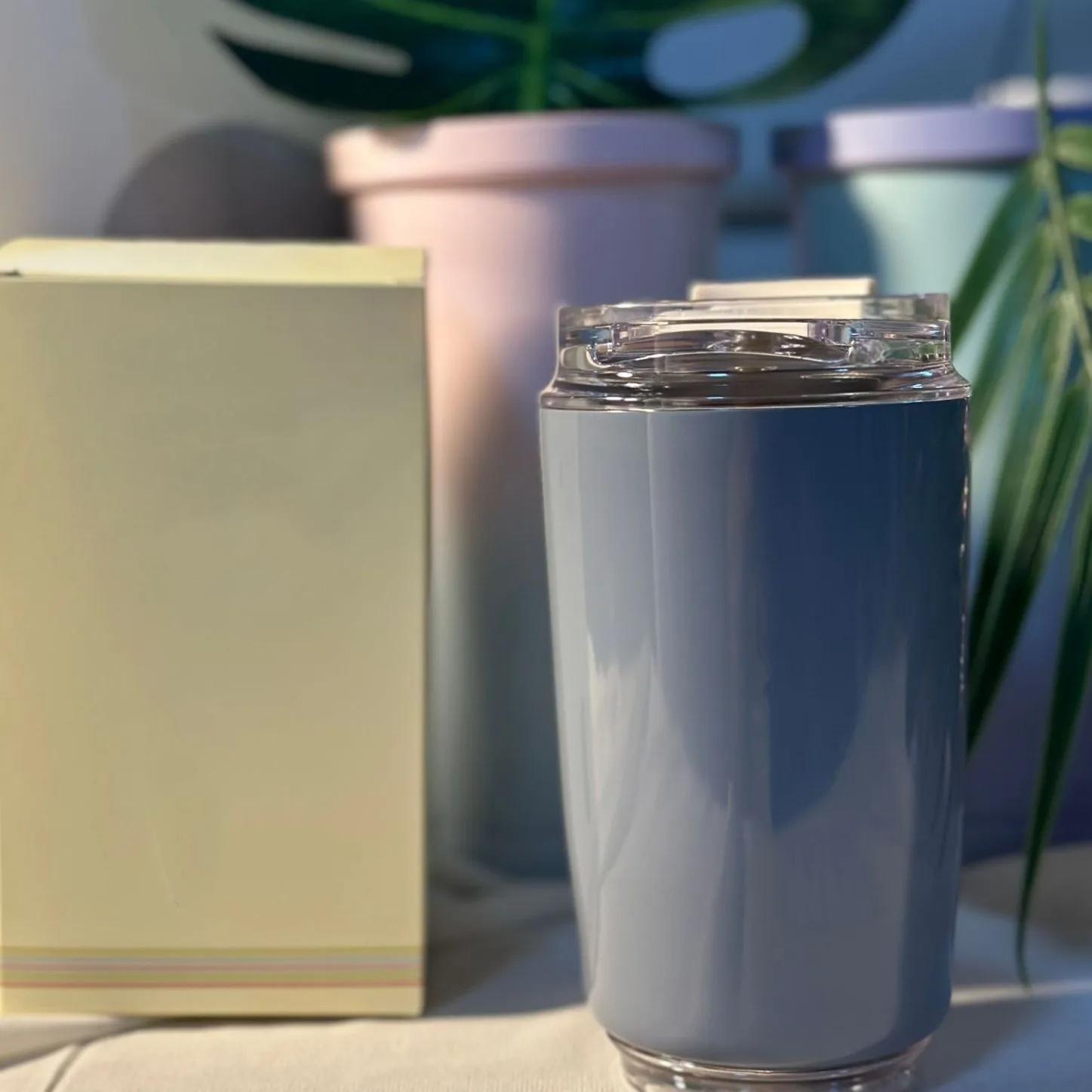240ml Beverage Cups Travel Portable Drinking Cup Stainless Steel Vacuum Leak proof Coffee Hot & Cold Insulated Mug wholesale sme 240ML