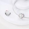 New IN 925 Silver Red Heart Love My Mother Family Beads Charms Fit Original 925 Bracelet DIY For Woman Jewelry Gift