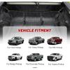 RED WOLF 3 Pocket Truck Bed Cargo Net For Toyota Ford Dodge GMC Chevy Silverado, Universal Pickup Mesh Storage Net 47.2" X 11.8" Stretchable Elastic