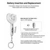 Aespa - MINI FÄCHER-SCHLÜSSELANHÄNGER VERSION 2 | Offizielles K-Pop-Merchandise | SM Entertainment(Batterie NICHT enthalten, Geschenkpapier eingerissen)