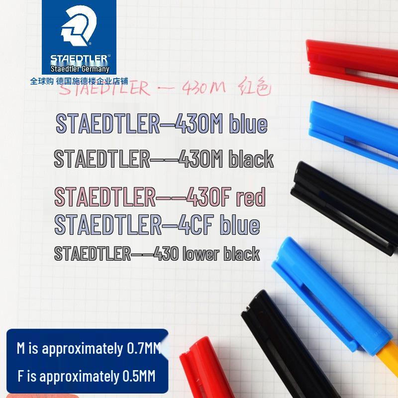 German Warrior Armor Ballpoint Pen - Classic Stick 430, 0.5/0.7mm, Red/Blue/Black Ink