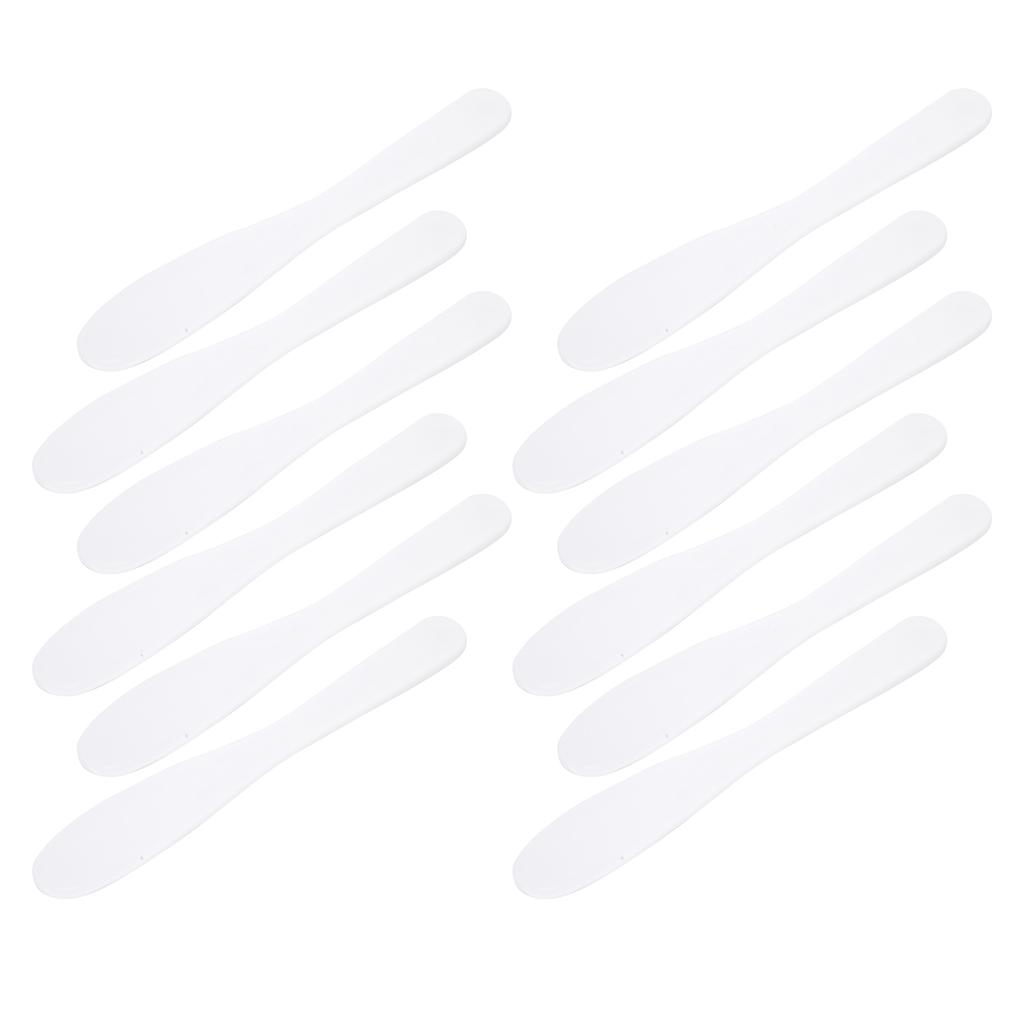 12pcs DIY Facial Mask Spatula Home Skin Care Mask Mixing Spoon Applicator Accessory