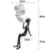 Modern Sculptures Living Room Creative Aesthetic Sculptures People Luxury Nordic Design Figurines Elegant Statue Home Decoration