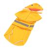 Dog Raincoat Waterproof Transparent PVC Brim   Hooded Dog Rain Jacket for Pet Outdoor Activities