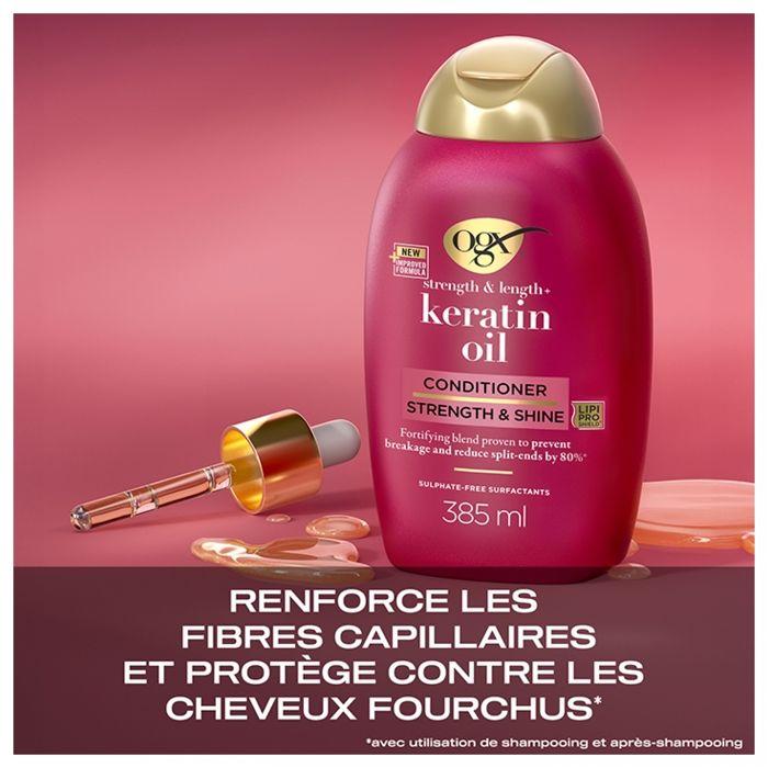 OGX Après-Shampooing à l'Huile de Kératine 385ml