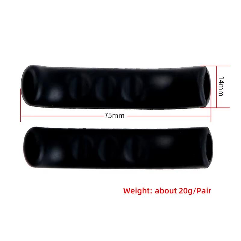 1 Pair of Silicone Brake Lever Protective Covers for Bicycle, Bike Brake Handle Cover, Bicycle Accessories