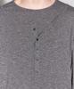 Weseullihyuseuteon Jett Layered Henley Neck Long Sleeve Melange Gray