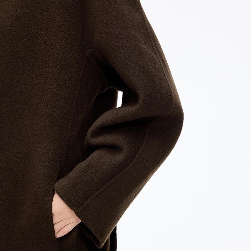 JNBY 2025 Winter Loose Straight Wool Coat